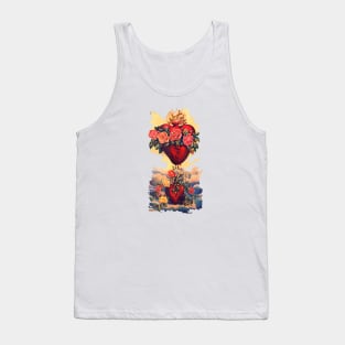 Immaculate Heart of Mary Blessed Mother Catholic Vintage Tank Top